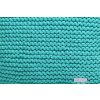 Pletený polštář 40x40 cm zelený mátový