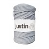 Bavlněné šňůry JUSTIN 5 mm šedá jasná