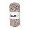 Bavlněné šňůry JUSTIN 3 mm béžová jasná