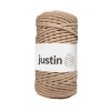 Bavlněné šňůry JUSTIN 3 mm kapučíno