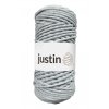 Bavlněné šňůry JUSTIN 3 mm šedá jasná