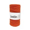 Bavlněné šňůry JUSTIN 3 mm pomerančová