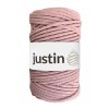 Bavlněné šňůry JUSTIN 5 mm světle růžová