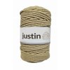 Bavlněné šňůry JUSTIN 5 mm bílá káva