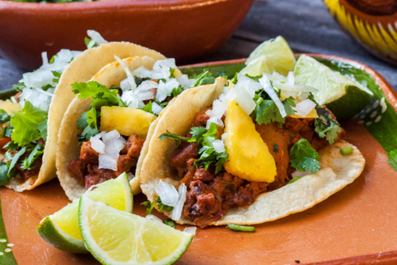 Mexické tacos "al pastor" s jackfruitem - veganské