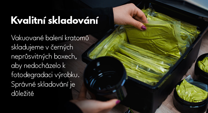Správné skladování kratomu