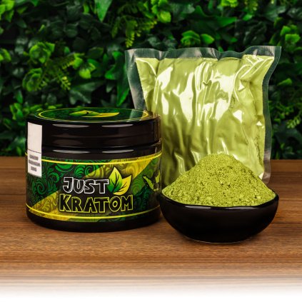 Zelený kratom Green Borneo v dóze, hmotnost 200g