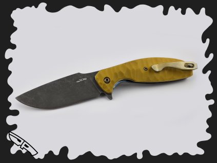 HONEY BADGER STING - zavírací nůž - orange/sand