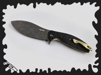 HONEY BADGER nesmuk - zavírací nůž - black/gold
