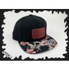 SNAPBACK rose kožene logo red