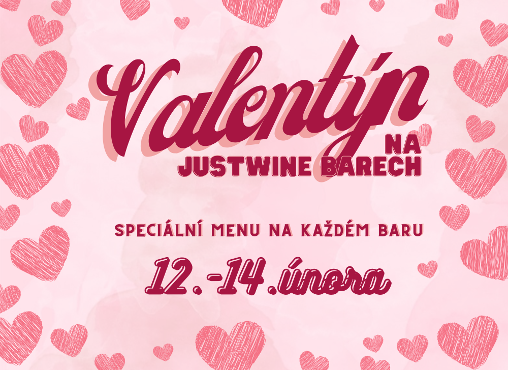 Valentýnské menu v justWINE barech: vyberte si podle nálady