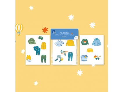 Samolepky: Juu, oblečení! - pro kluky