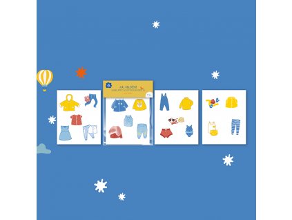 Samolepky: Juu, oblečení! - pro holky