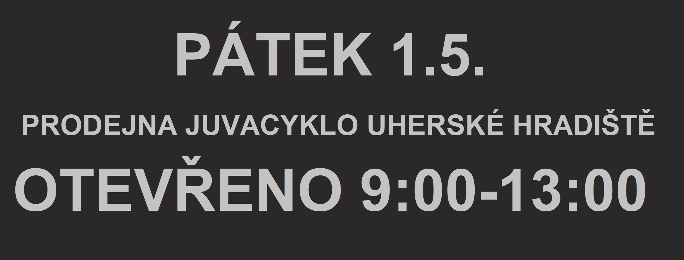 Otvíračka 1.5.