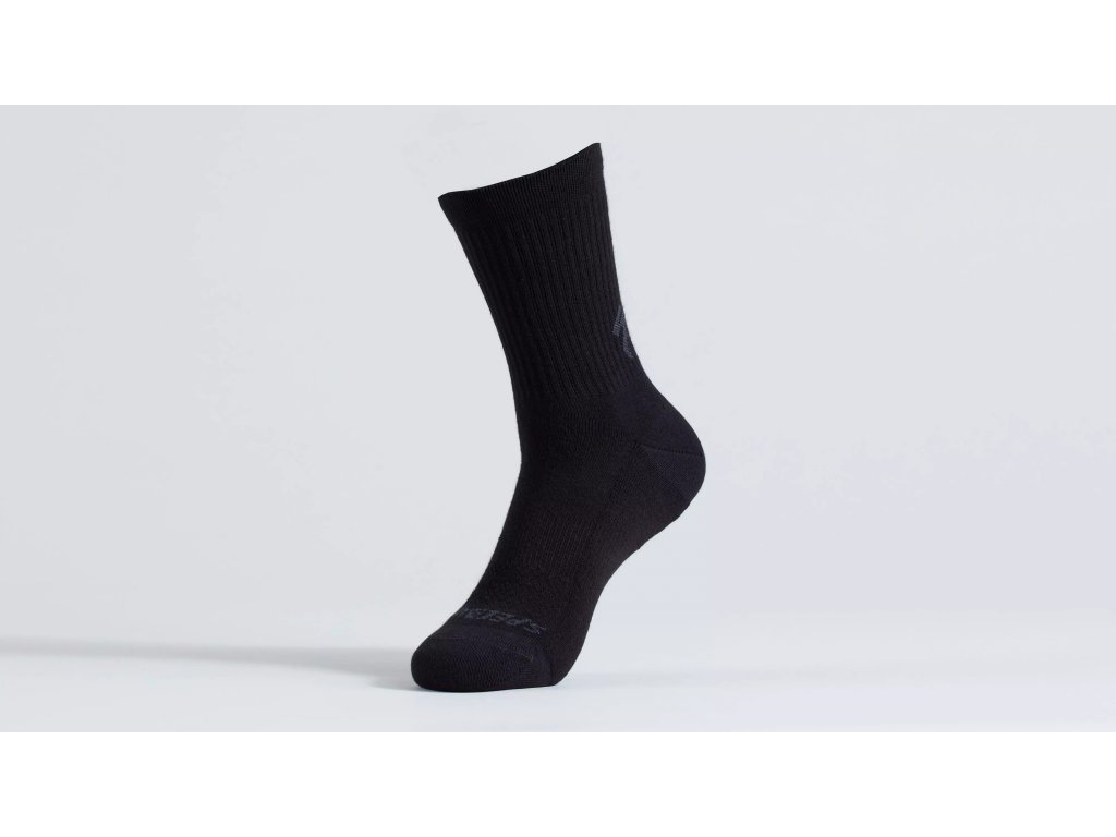ponožky SPECIALIZED Cotton Tall Socks (Barva oblečení Smoke, Velikosti oblečení X-Large)