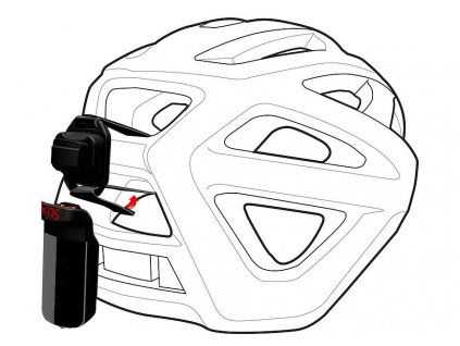 49116 934 LGHT STIX HELMET STRAP MOUNT BLK