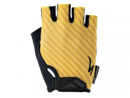 67021 170 GLV BG SPORT GEL GLOVE SF WMN BRSYYEL STRIPE M PLP HERO