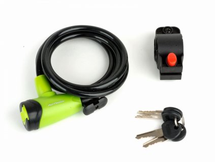 AUTHOR Zámek ASL-41 spir (Barva růžová/černá, Velikost d.8x1500mm)