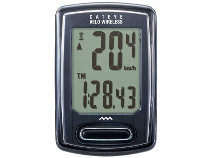 CATEYE Cyklopočítač CAT Velo Wireless (VT230W) (Barva červená)
