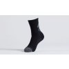 64722 130 APP MERINO DEEP WINTER TALL LOGO SOCK BLK M FRONT 3 4