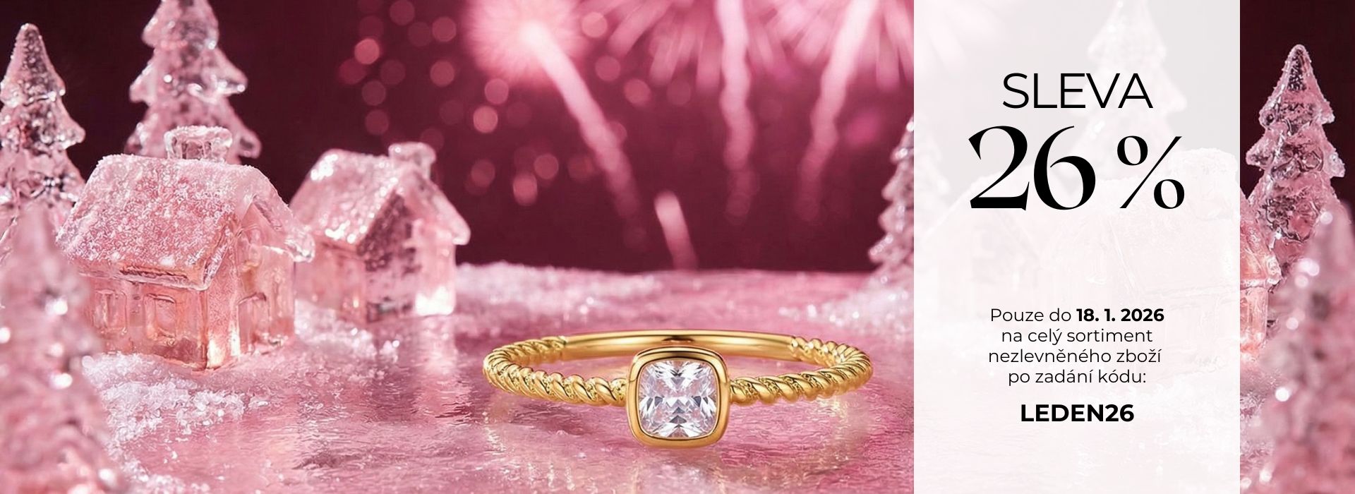 Zářivý nový rok - 26 % sleva