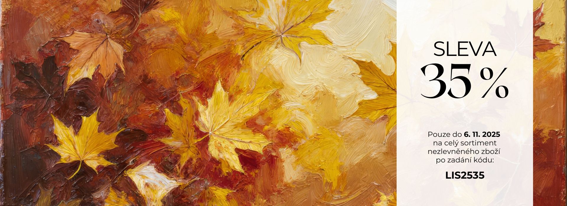 Listopad - Sleva 35 %