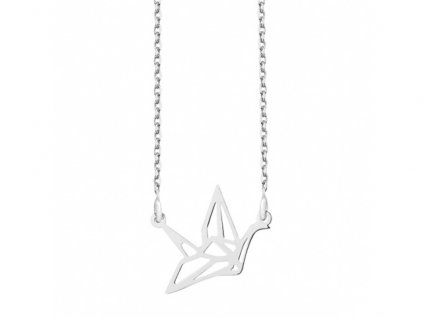Stříbrný náhrdelník s labutí - Meucci SLN026