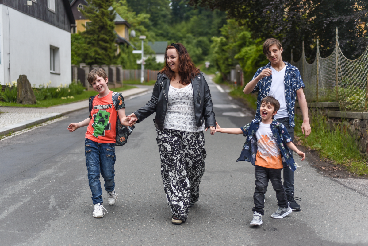 Hanka Štosková má svatozář. Taky pět dětí a humoru na rozdávání