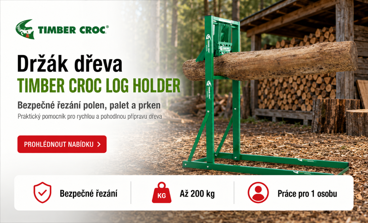 Dřevo Croc Log Holder Saw Horse