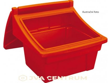 zásobník na písek červený