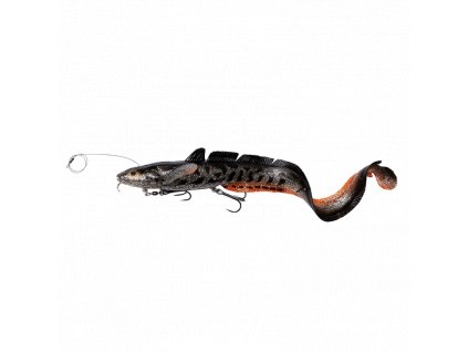 Savage Gear 3D LINE THRU BURBOT 36CM 216G FAST SINKING BLACK SILVER ORAN