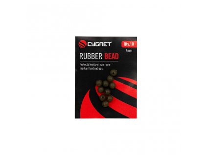 Cygnet Gumový korálek - Rubber Bead, 6mm