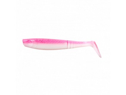 DAM Nástraha Shad Paddletail UV Pink/White 10cm