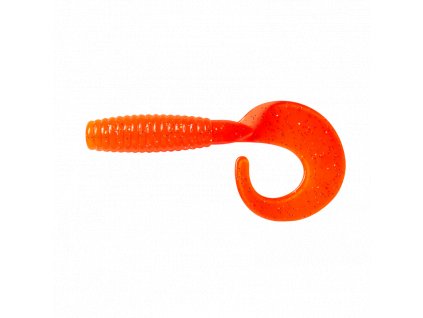 DAM Ron thompson - Gumová nástraha GRUP CURL TAIL 7 CM UV ORANGE/SILVER