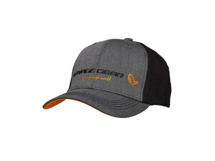 Savage Gear Kšiltovka Strike Cap Grey Melange Black
