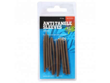 Giants fishing Převleky proti zamotání Anti-Tangle Sleeves Brown XL ( 54mm )/10ks