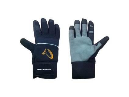 Savage Gear Winter Thermo Gloves L Black/Grey