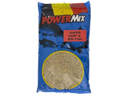 Mondial - F Krmení Powermix Super Carp Big Fish (kapr jahoda) 1kg