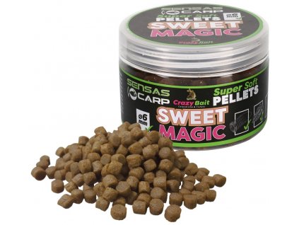 Sensas Pelety Super Soft Sweet Magic (ryba) 6mm 60g