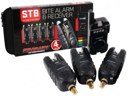 Starbaits Sada STB BITE signalizátory + příposlech 3+1