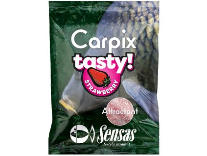 Sensas Posilovač Powder Carp Tasty Strawberry (jahoda) 300g