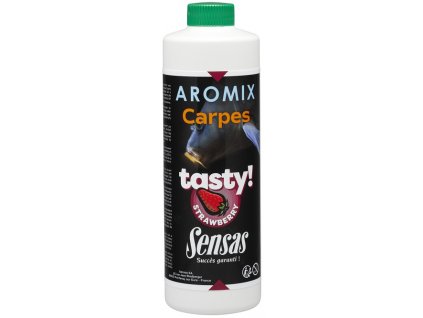 Sensas Posilovač Aromix Carp Tasty Strawberry (jahoda) 500ml