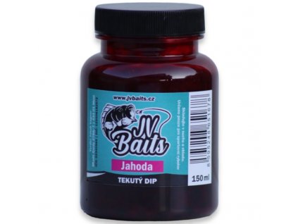 JV Baits tekutý dip jahoda 150ml