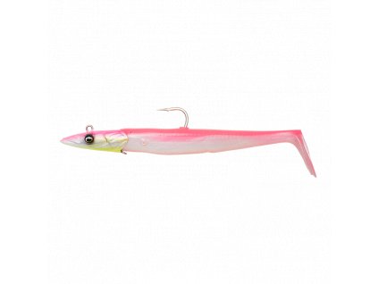 Savage Gear Gumová Nástraha Sandeel V2 Sinking Pink Pearl Silver 2+1