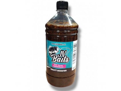 JV Baits Řepkový Booster Chilli-kreveta 1l