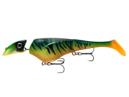 4593 headbanger shad 16 cm firetiger stealth