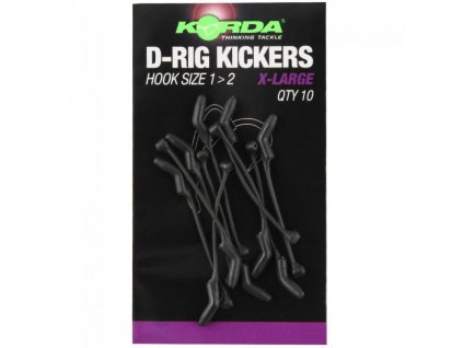 Korda Rovnátka Kickers D Rig Green 10 ks XL