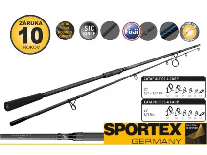 Kaprové pruty SPORTEX Catapult CS-4 Carp 3,66 m 3,25lbs