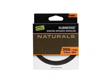 fox spletana snura naturals submerge braid 600 m