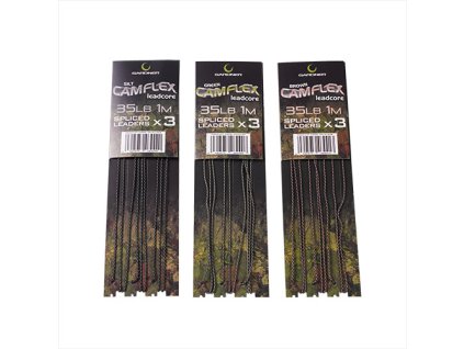 Gardner Návazce Camflex Leadcore Spliced Leaders 35lb, 3ks/1m